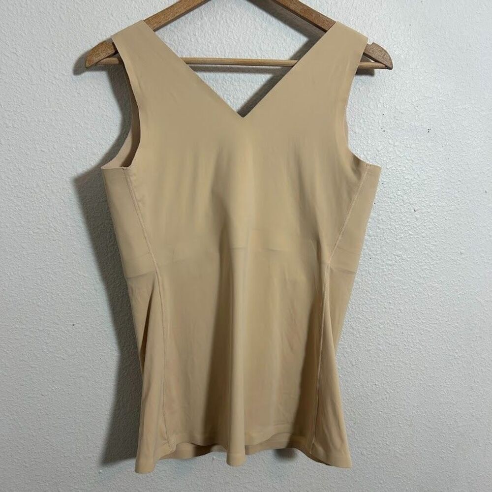 Evelyn & Bobbie Defy Bra Tank XL Nude Tan EB Core Seamless Camisole Shapewear - Picture 3 of 6